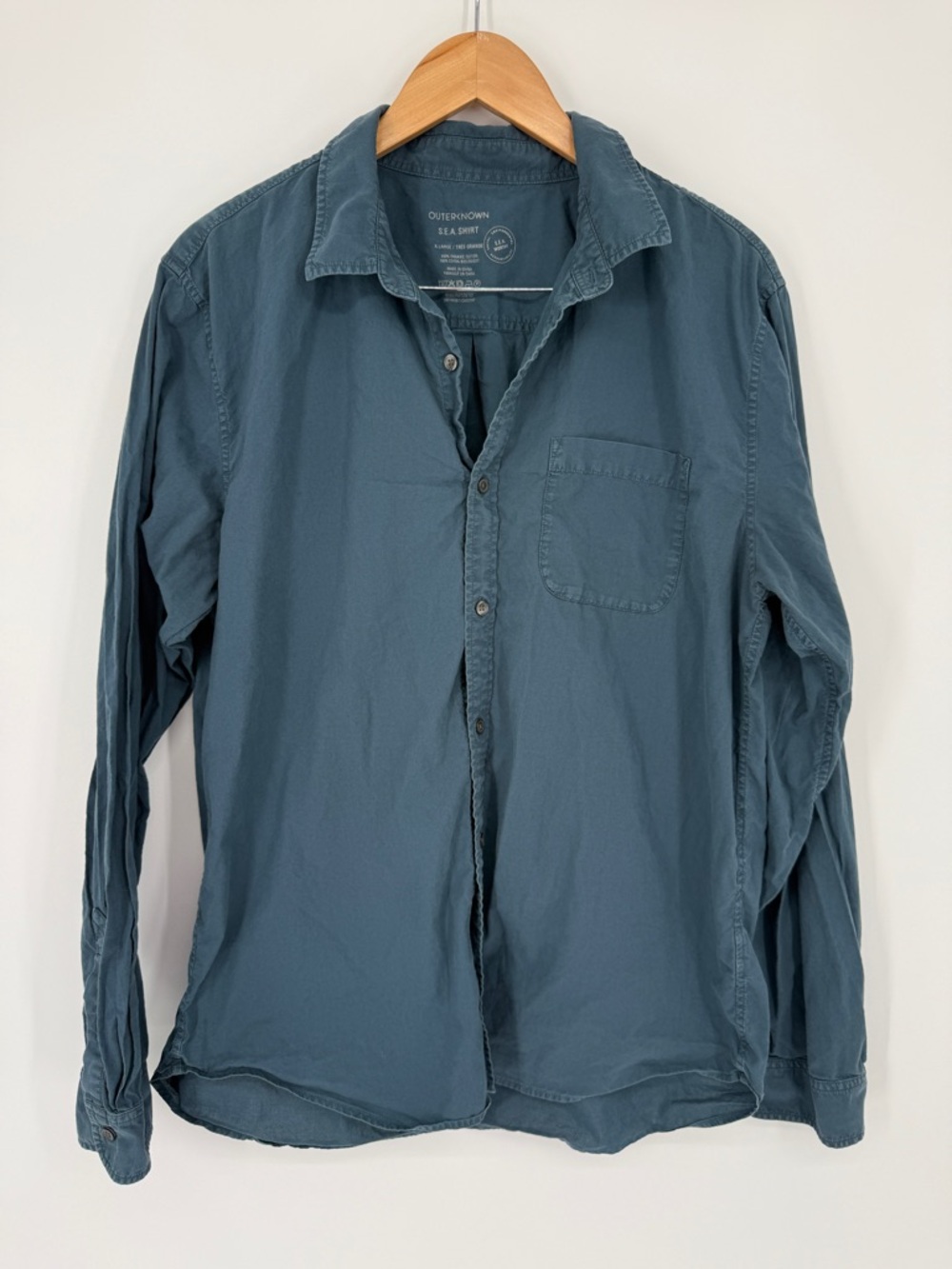 Outerknown The Sea Shirt Size XL